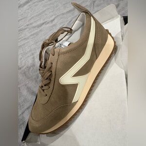 rag & bone Light Sand Suede Retro Runner Shoe Box